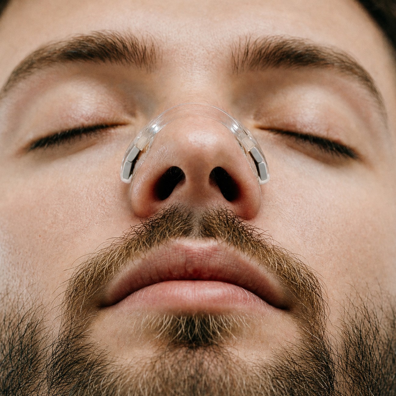 With Airlift, the magnetic clip holds the nostrils open