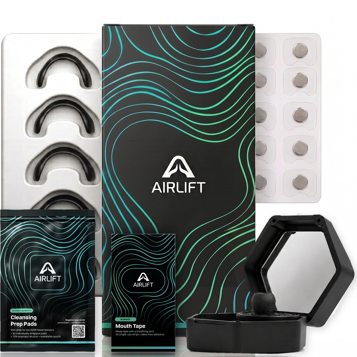 Airlift Ultimate in Midnight Black with the storage case